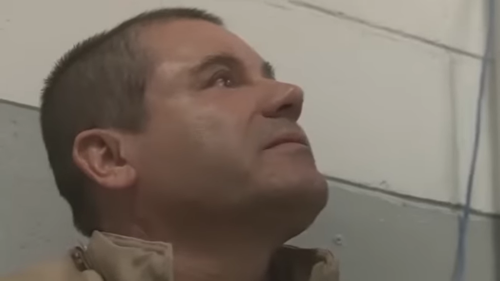 el chapo - close-up view of the face looking above